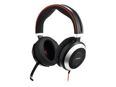 Jabra Evolve 80 UC stereo - Headset - ohrumschließend