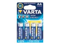 VARTA Batterie Mignon AA LR6 Longlife Power (4er Pack) Alkaline