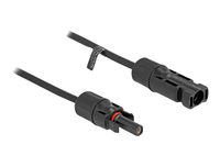 Delock DL4 Solar Kabel Stecker zu Buchse 1 m schwarz