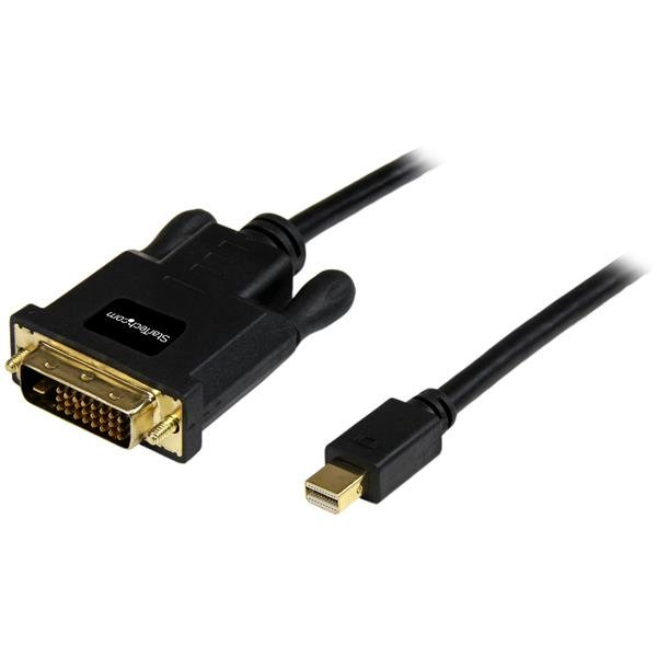 STARTECHCOM 6 ft Mini DisplayPort to DVI Adapter Converter Cable Mini DP to DVI 1920x1200 Black
