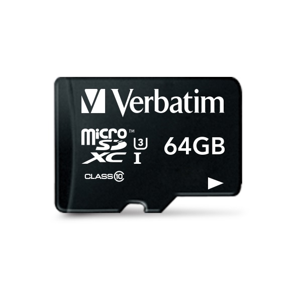 Verbatim PRO MicroXC 64GB 90MB/s Adapter