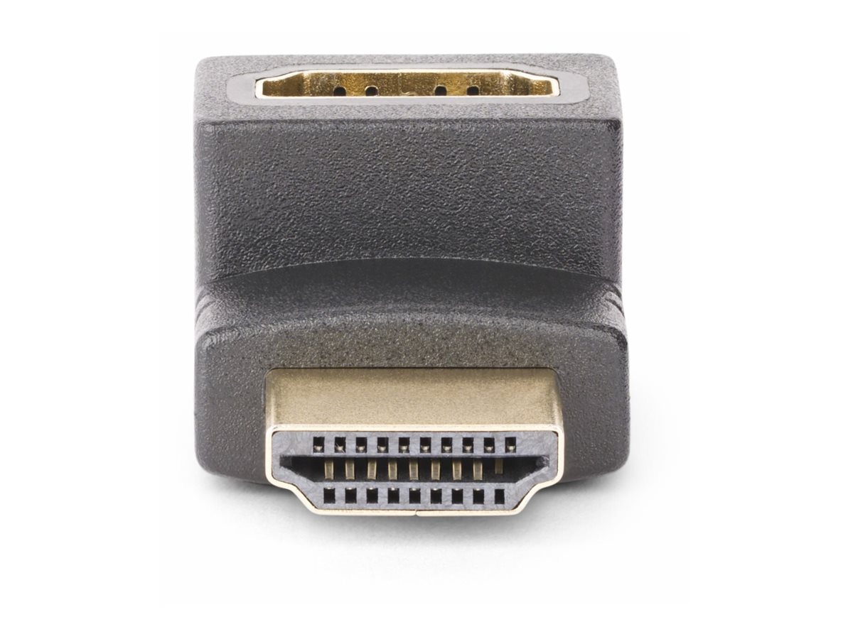 STARTECH.COM HDMI Winkelstecker Aufwaertsgewinkelter HDMI Adapter/Port Saver 4K 60Hz HDMI 2.0 Steckeradapter/Verlaengerung