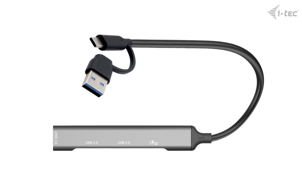 ITEC USBAUSBC Metal HUB 1x USBC 31 3x USB 20