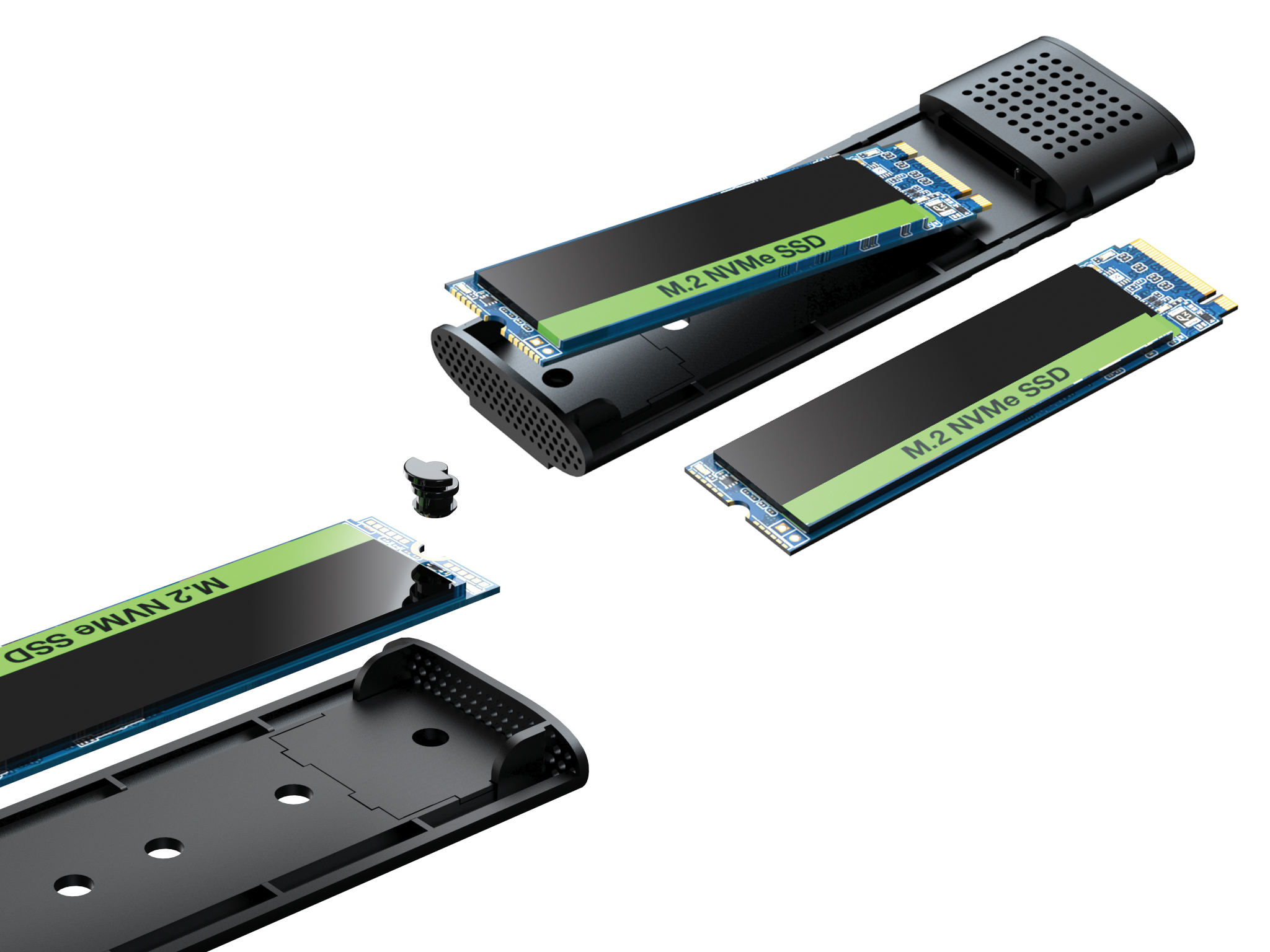 SANDBERG USB 32 Case for M2NVMe SSD