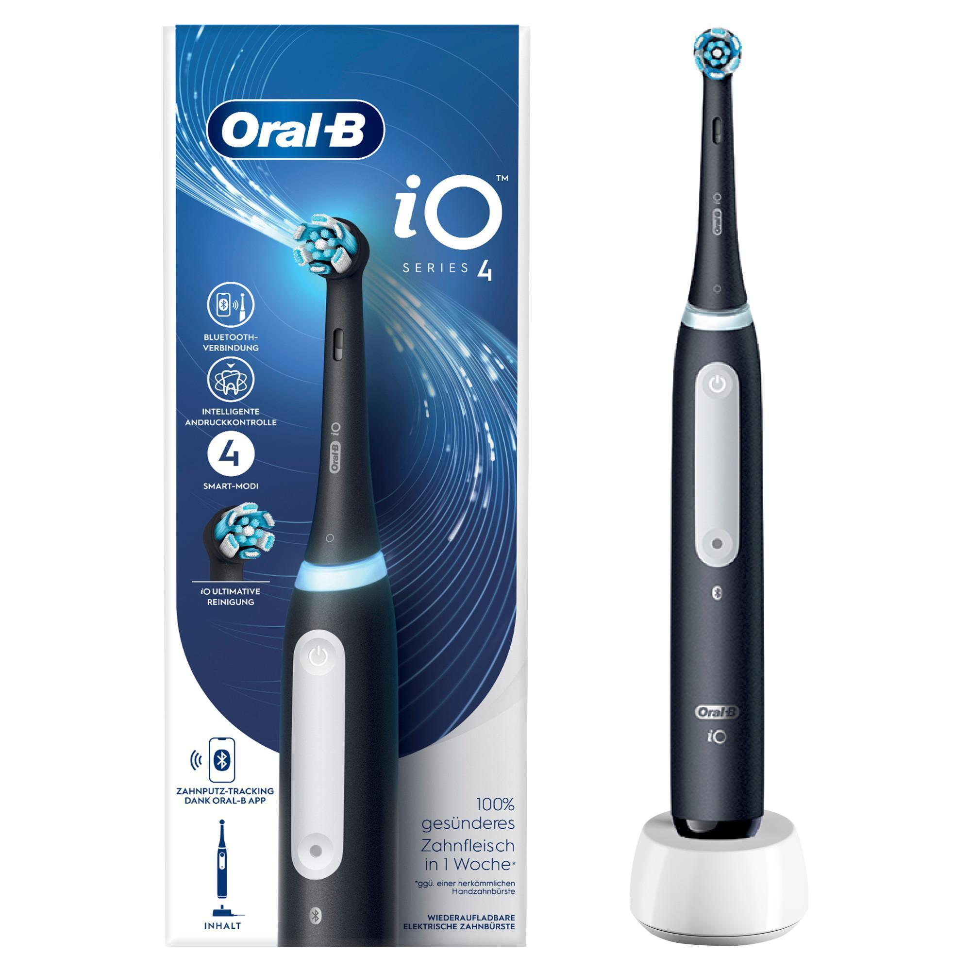 Braun OralB iO Series 4 mit Reiseetui Matt Black