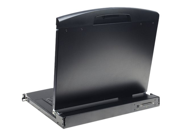 DIGITUS Modulare Konsole mit 48,3cm 19Zoll TFT 16 Port KVM Touchpad deutsche Tastatur RAL 9005 - schwarz DIGITUS Modulare Konsole mit 48,3cm 19Zoll TFT 16 Port KVM Touchpad deutsche Tastatur RAL 9005 - schwarz