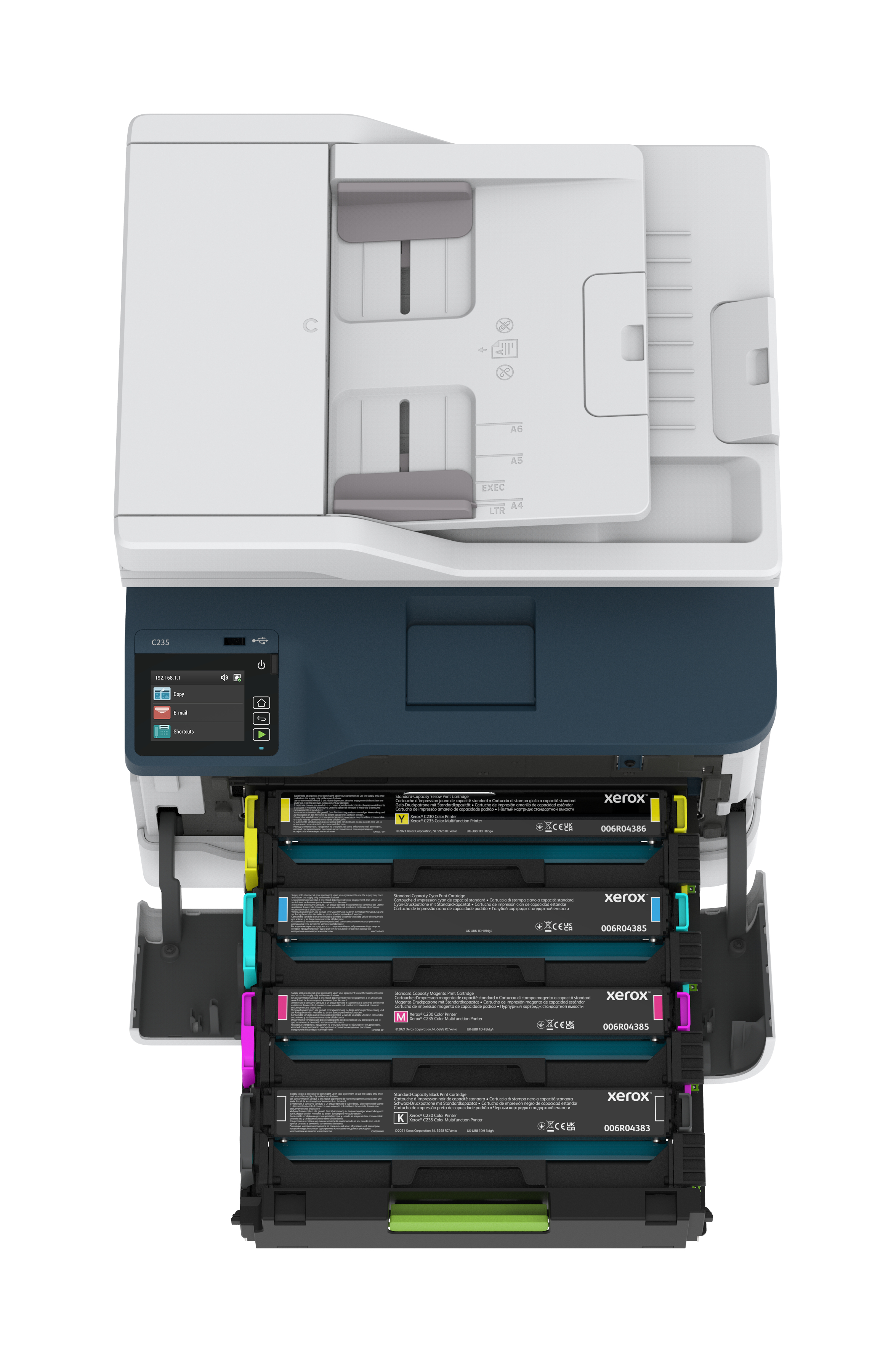 Xerox C235 4 in 1 Farblaser Multifunktionsdrucker Grau