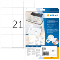 420 HERMA Adressetiketten 4441 weiss 70,0 x 42,0 mm