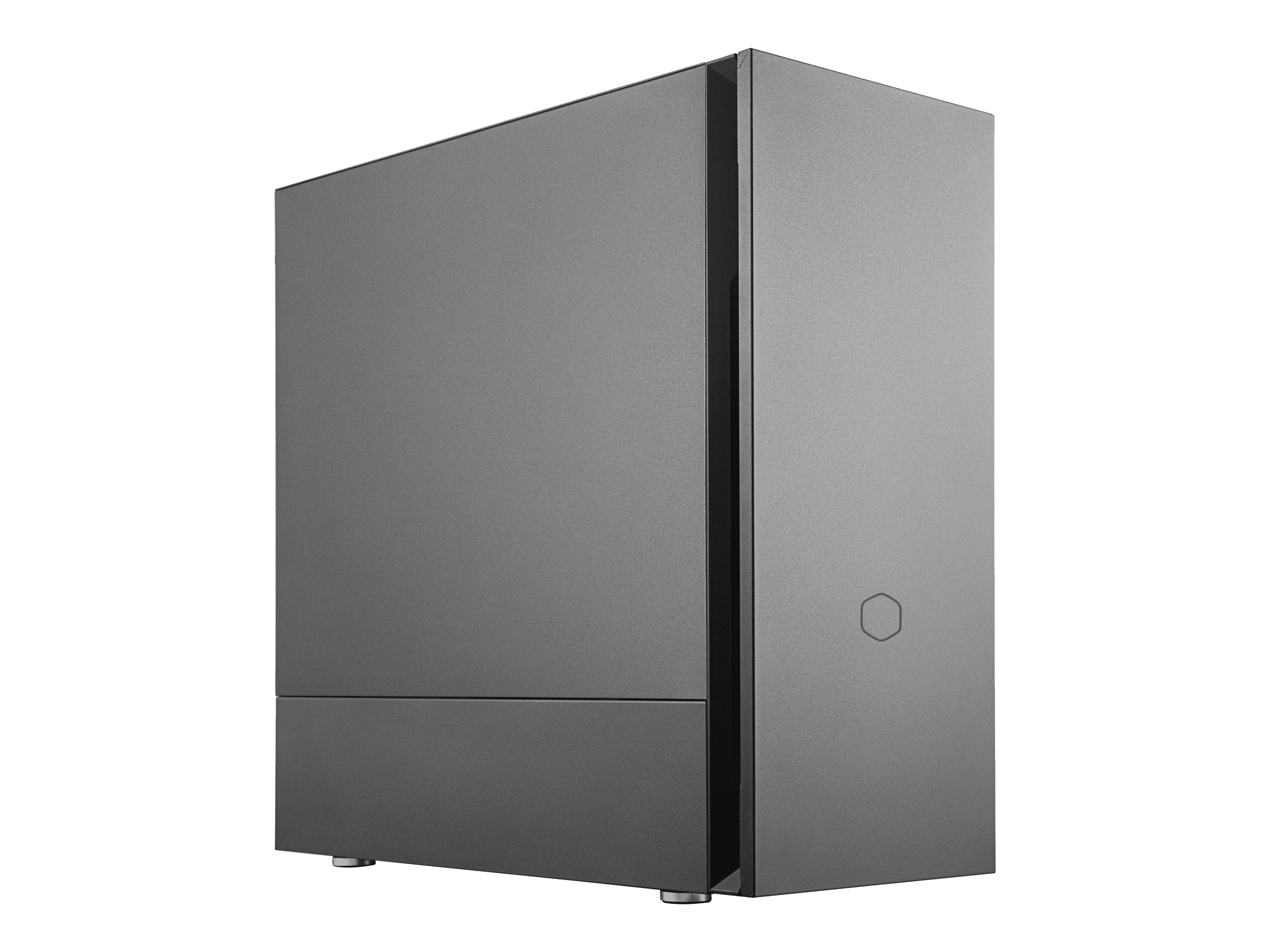 CoolerMaster Midi Silencio S600 B USB 32Steel side