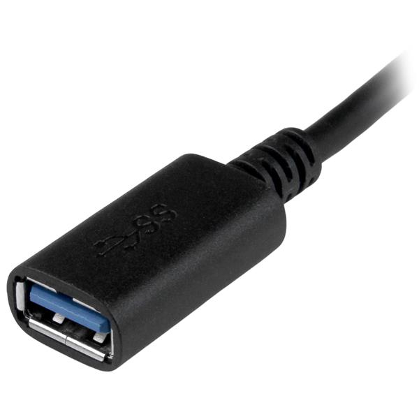 STARTECHCOM USBC to USBA Adapter Cable MF 6in USB 30