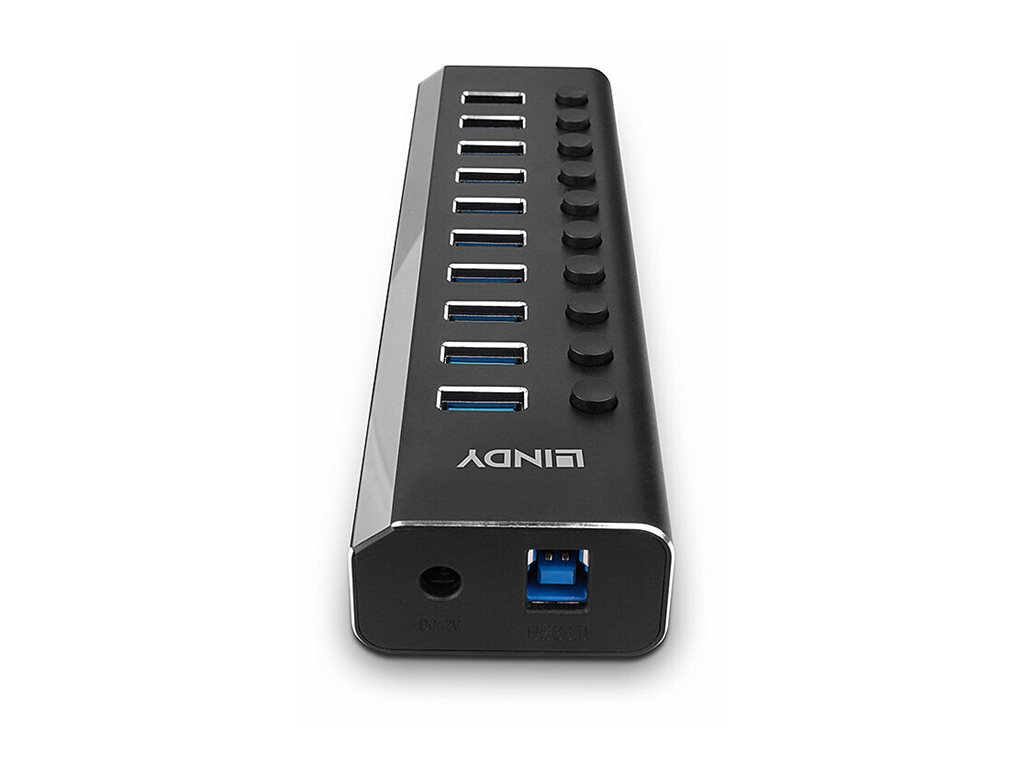 10 Port USB 3.0 Hub mit Ein-/Ausschaltern