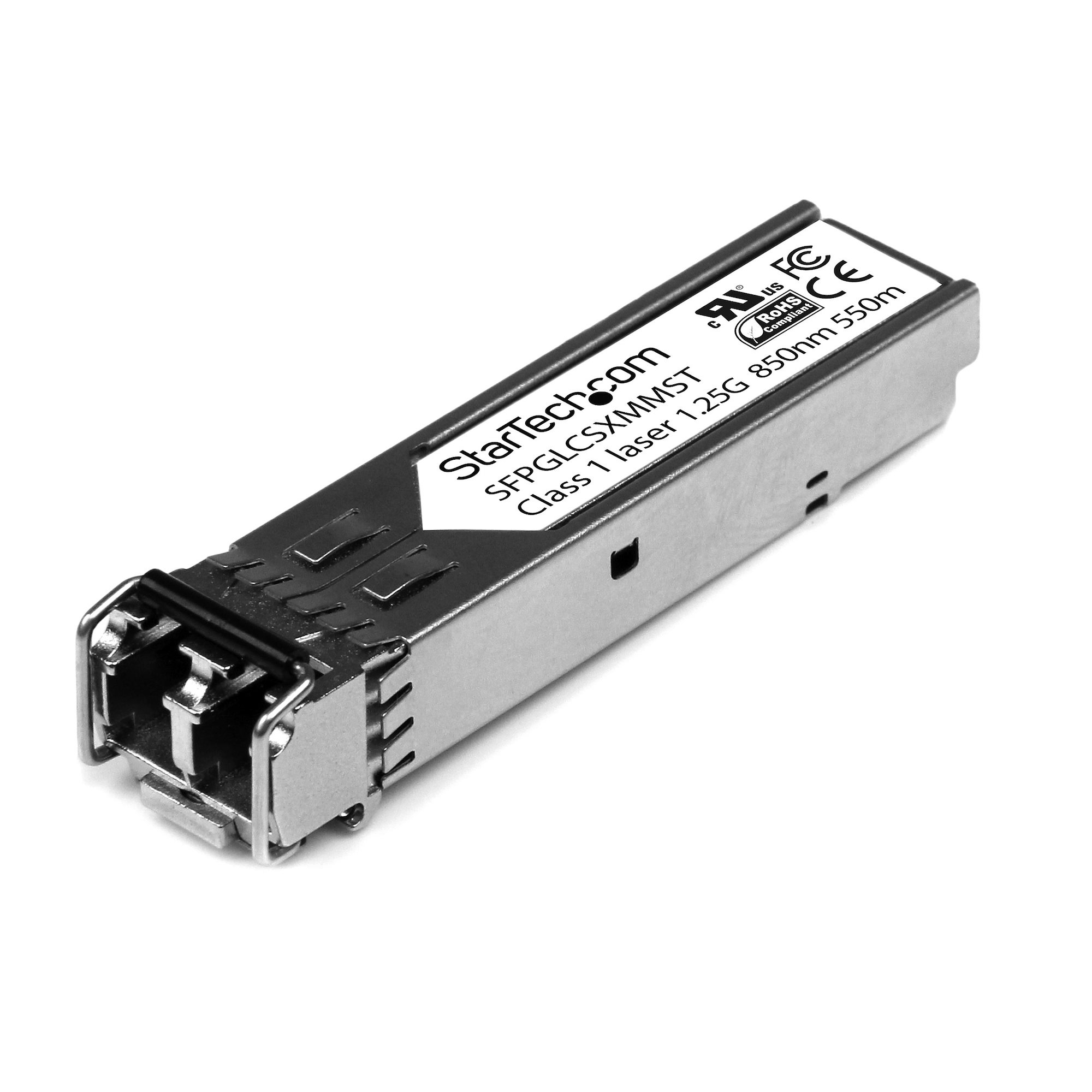 STARTECHCOM Cisco kompatibel Gigabit SFP Transceiver Modul MM LC MiniGBIC bis 550m Glasfaser Transceiver 850nm 1000BaseSX