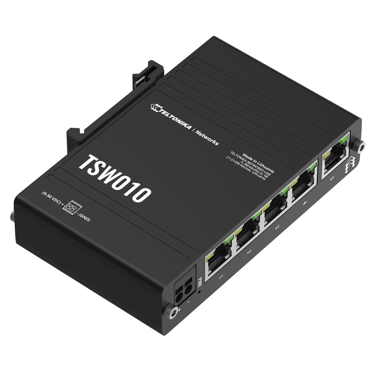 TELTONIKA NETWORKS TSW010 Gigabit Switch mit DIN Rail