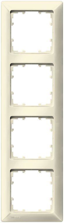 Siemens Rahmen 5TG2584-0 4fach elektroweiss Siemens Rahmen 5TG2584-0 4fach elektroweiss