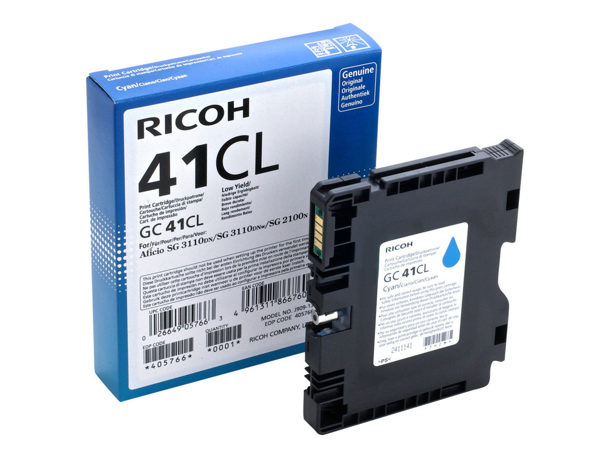 405766 RICOH SG Tinte cyan Gel 600Seiten 405766 RICOH SG Tinte cyan Gel 600Seiten