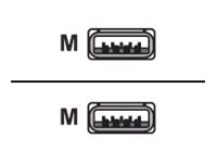 helos Anschlusskabel, USB 3.0 A Stecker/A Stecker, 0,5m, schwarz helos Anschlusskabel, USB 3.0 A Stecker/A Stecker, 0,5m, schwarz