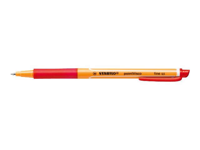 STABILO pointVisco Gelschreiber orange 0,5 mm, Schreibfarbe: farbsortiert, 4 St. STABILO pointVisco Gelschreiber orange 0,5 mm, Schreibfarbe: farbsortiert, 4 St.