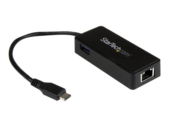 STARTECH.COM USB-C auf Gigabit Netzwerkadapter mit extra USB Anschluss - USB 3.1 Gen 1 (5 Gbit/s) STARTECH.COM USB-C auf Gigabit Netzwerkadapter mit extra USB Anschluss - USB 3.1 Gen 1 (5 Gbit/s)