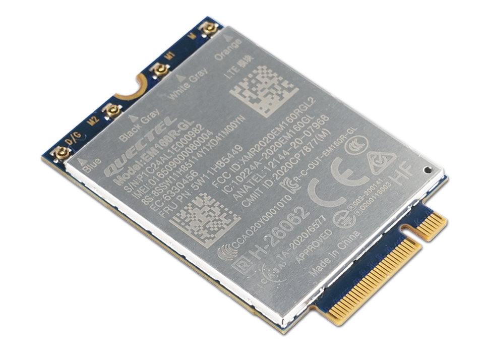 LENOVO ThinkPad Quectel EM160RGL 4G LTEA Cat 16 M2 WWAN Module for X1 2in1 Gen 9P16s Gen 3