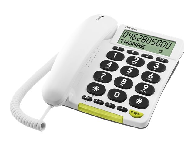 Doro PhoneEasy 312cs Grosstastentelefon, weiss