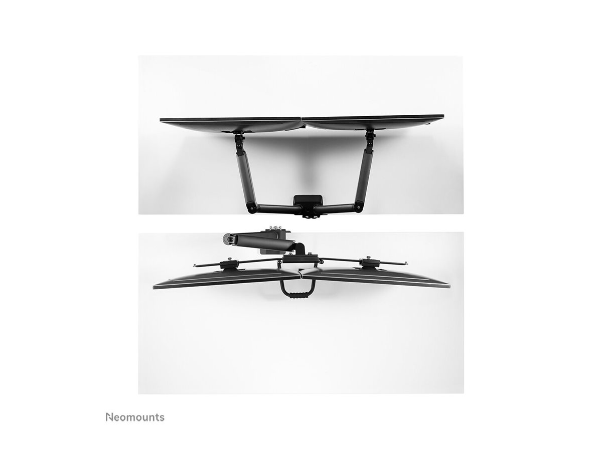 NEOMOUNTS Next Core Desk Mount 2 screens topfix clamp/grommet