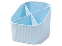 HAN Stiftehalter X-LOOP pastellblau Kunststoff 4 Fächer 11,1 x 11,1 x 10,5 cm HAN Stiftehalter X-LOOP pastellblau Kunststoff 4 Fächer 11,1 x 11,1 x 10,5 cm