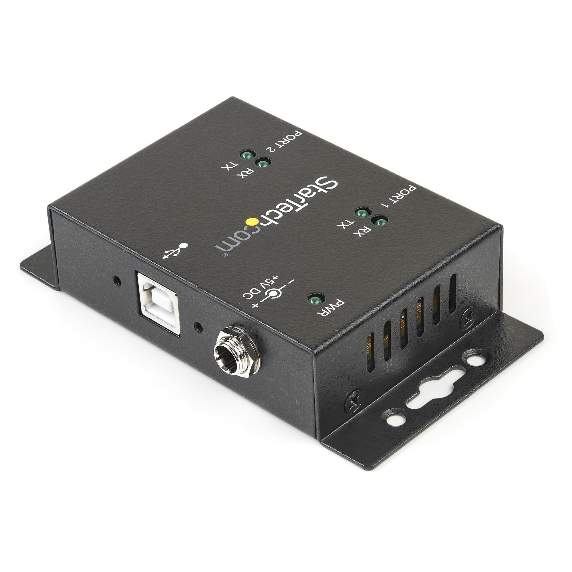 StarTech 2 Port USB auf Seriell RS232 Adapter USB DB9 Hub 2x DB9 Stecker 1x USBB Buchse Wandmontagefhig