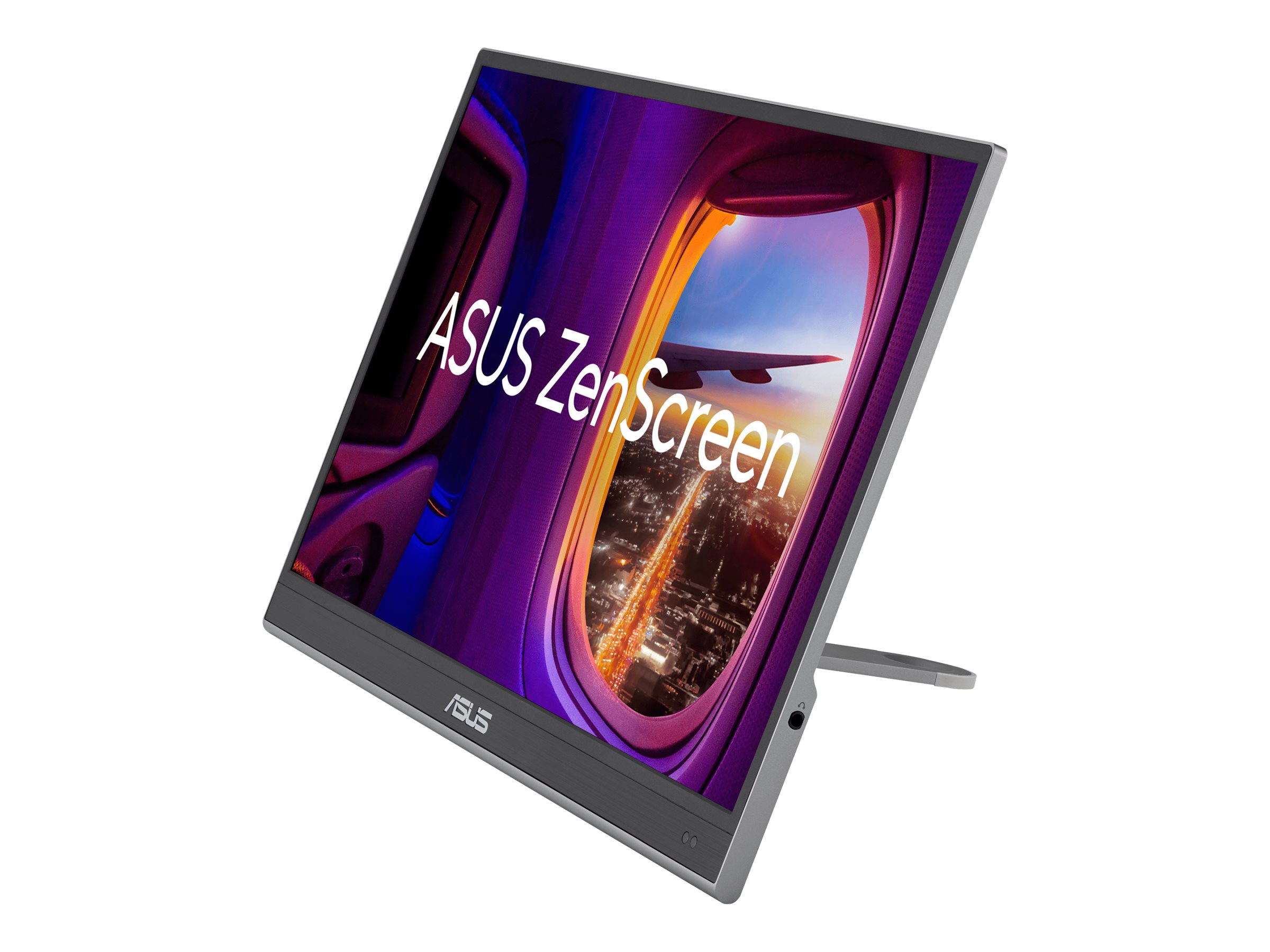 ASUS ZenScreen OLED MQ16AHE portable monitor 39,62cm 15,6Zoll FHD OLED 16:9 60Hz 400cd/m2 1ms HDMI USB-C Black+Gray