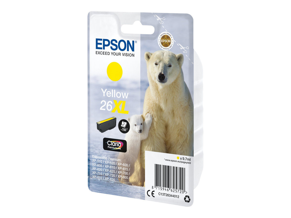 C13T26344012 EPSON XP Tinte yellow HC C13T26344012 EPSON XP Tinte yellow HC