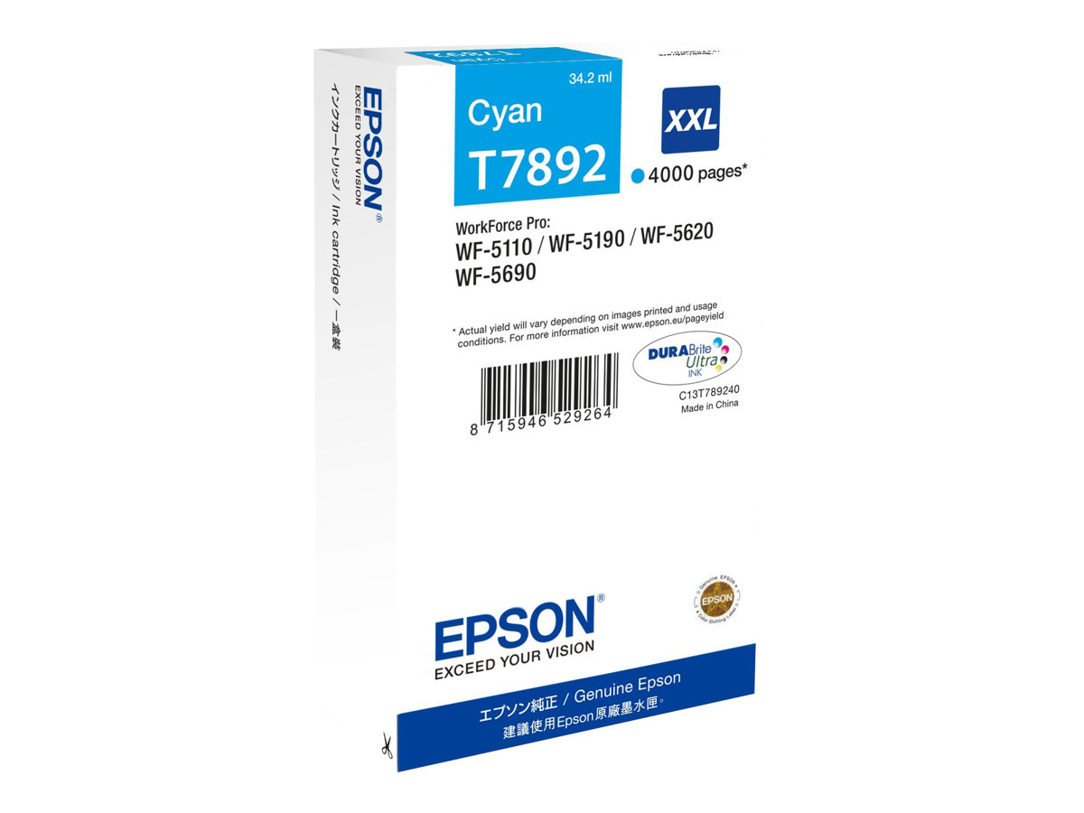 C13T789240 EPSON WF Tinte cyan EHC 4000