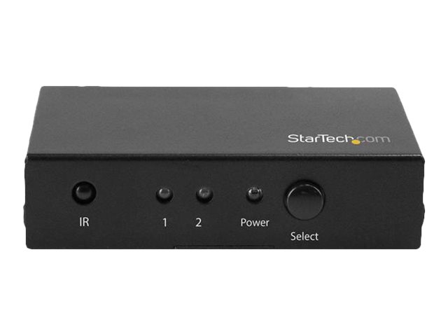 STARTECH.COM 2 Port HDMI Switch - 4K HDMI Switch Box - Ultra HD 4k 60Hz