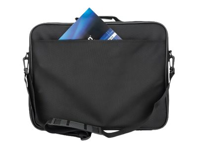 MANHATTAN Cambridge Clamshell Notebooktasche 39,6cm 15,6Zoll Staufächer an Front und Rückseite und Innen Schultergurt Tragegriff