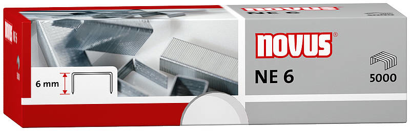 5.000 novus Heftklammern NE 6