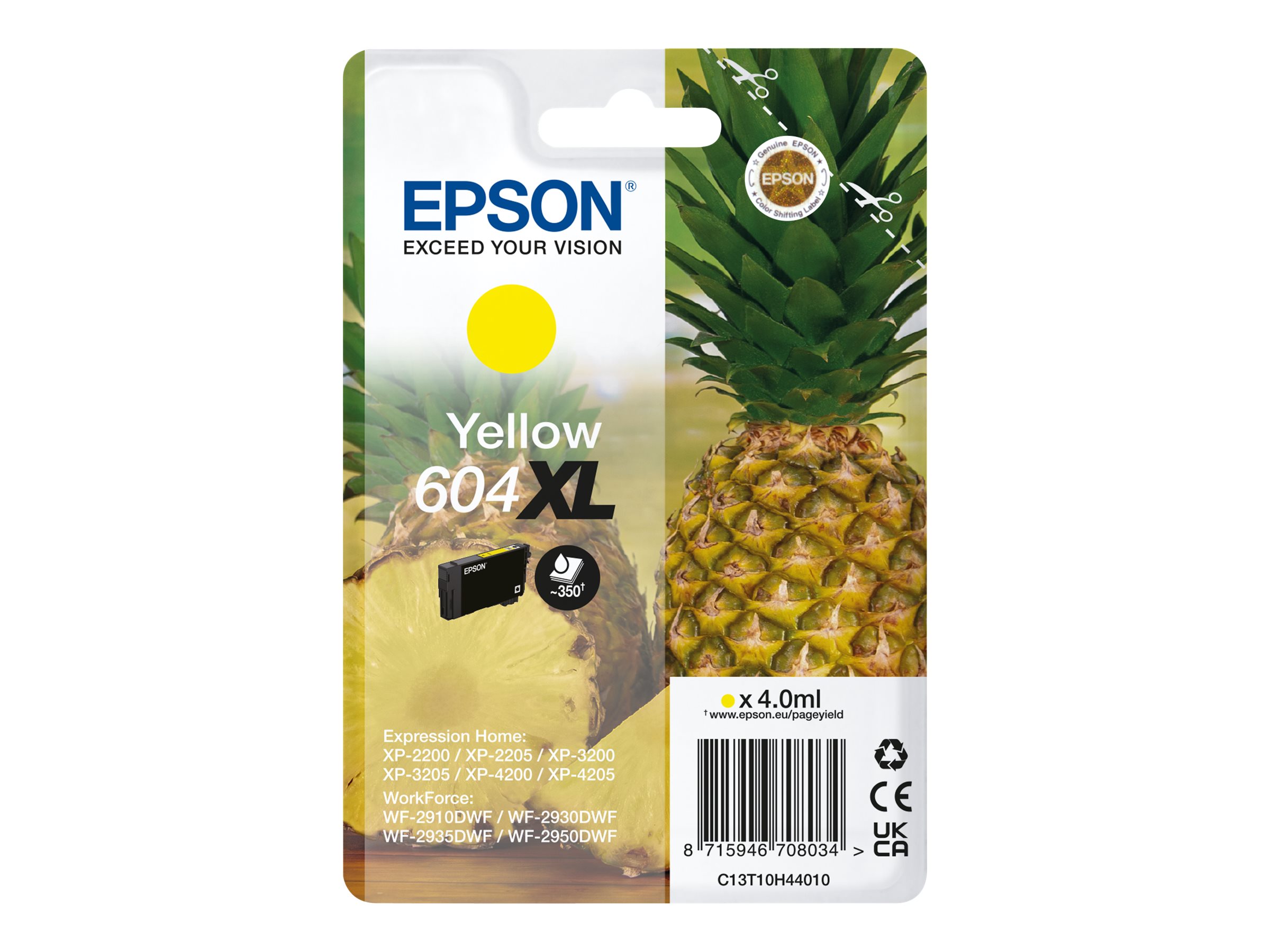 EPSON 604XL/T10H44  gelb Druckerpatrone