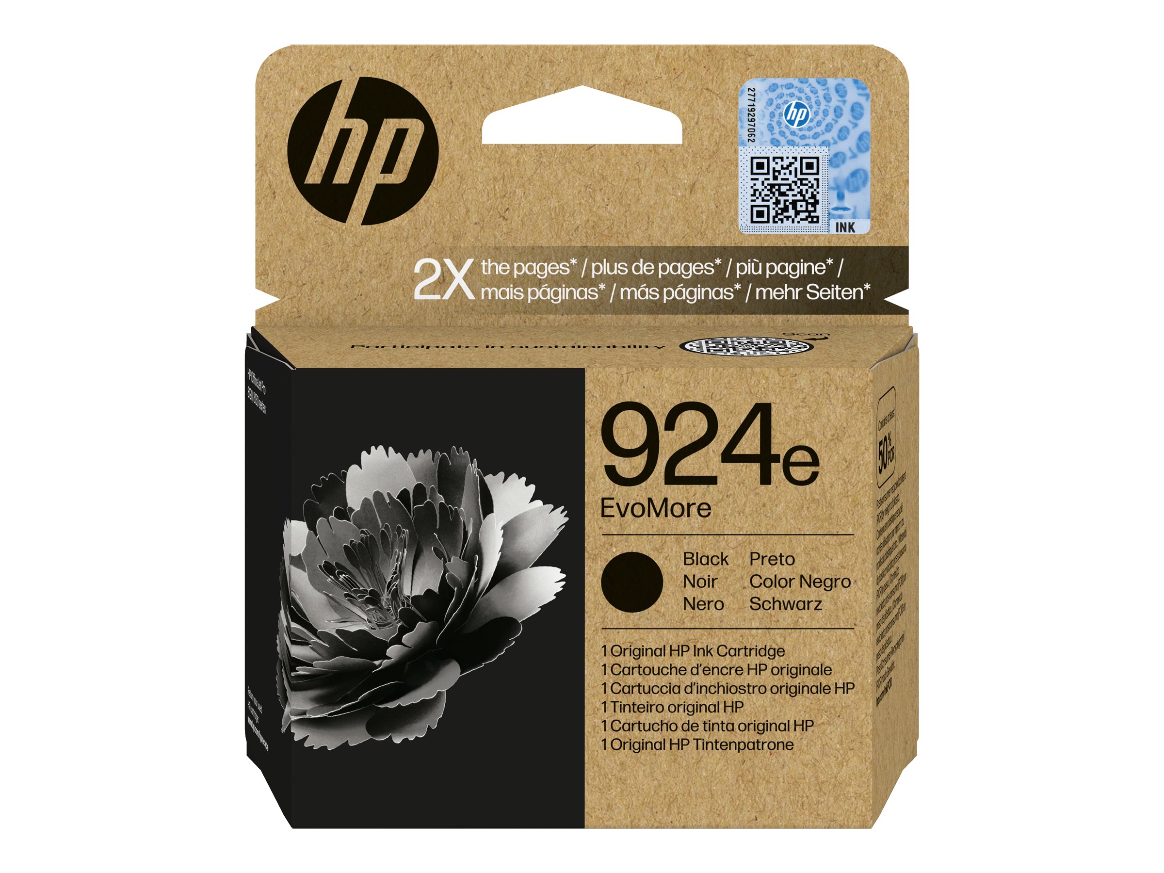 HP 924e (4K0V0NE) schwarz Druckerpatrone