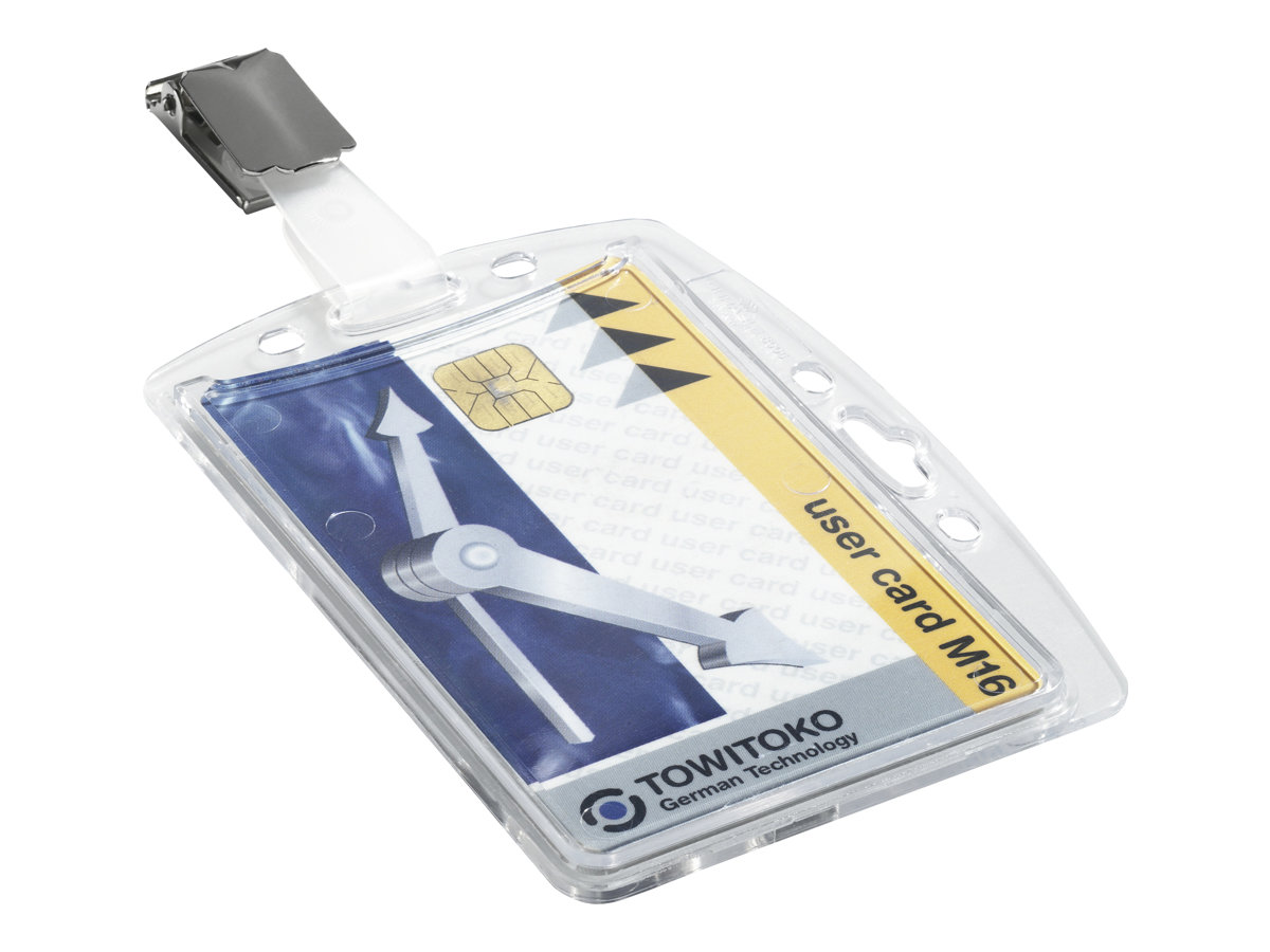 25 DURABLE Namensschilder mit Clip 8,5 x 5,4 cm 25 DURABLE Namensschilder mit Clip 8,5 x 5,4 cm