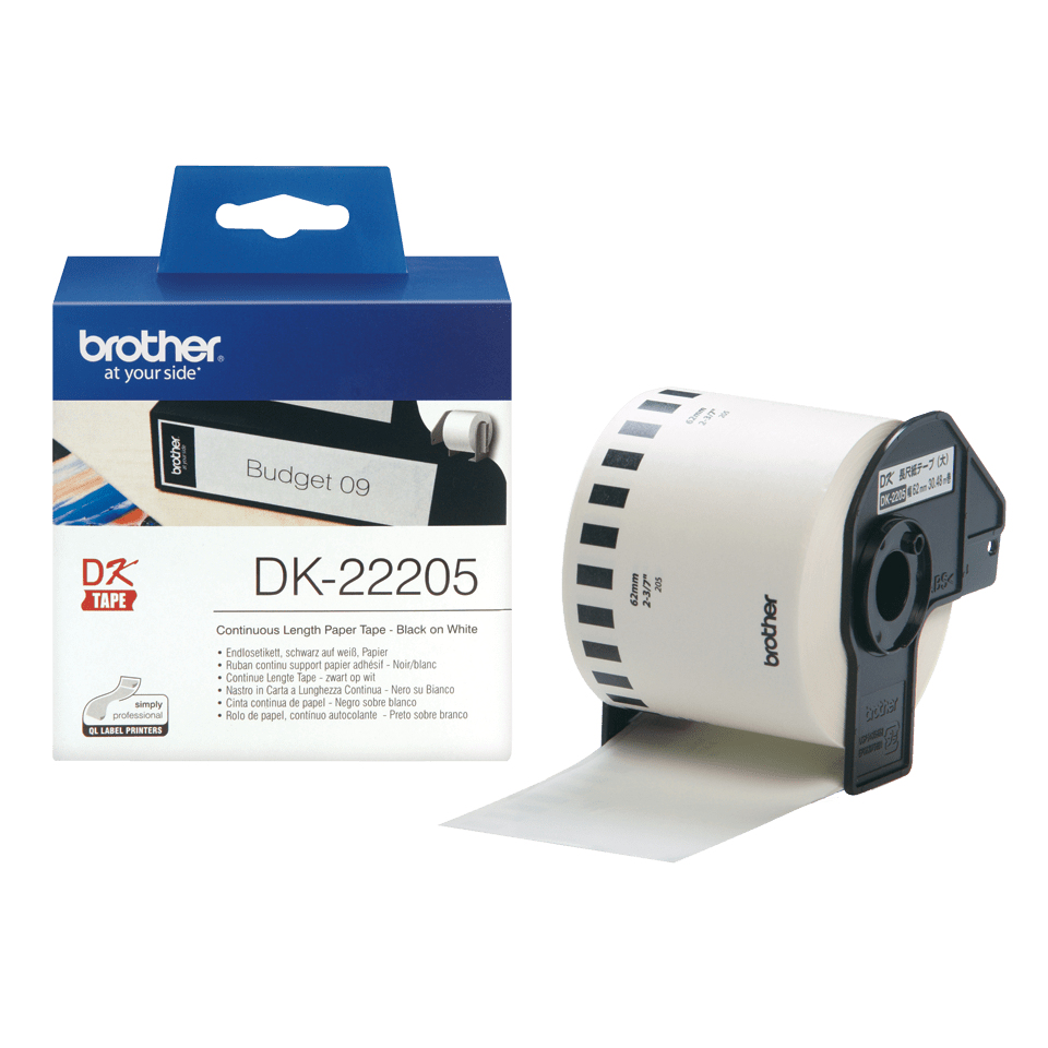 DK22205 BROTHER QL550 Etikettenrolle