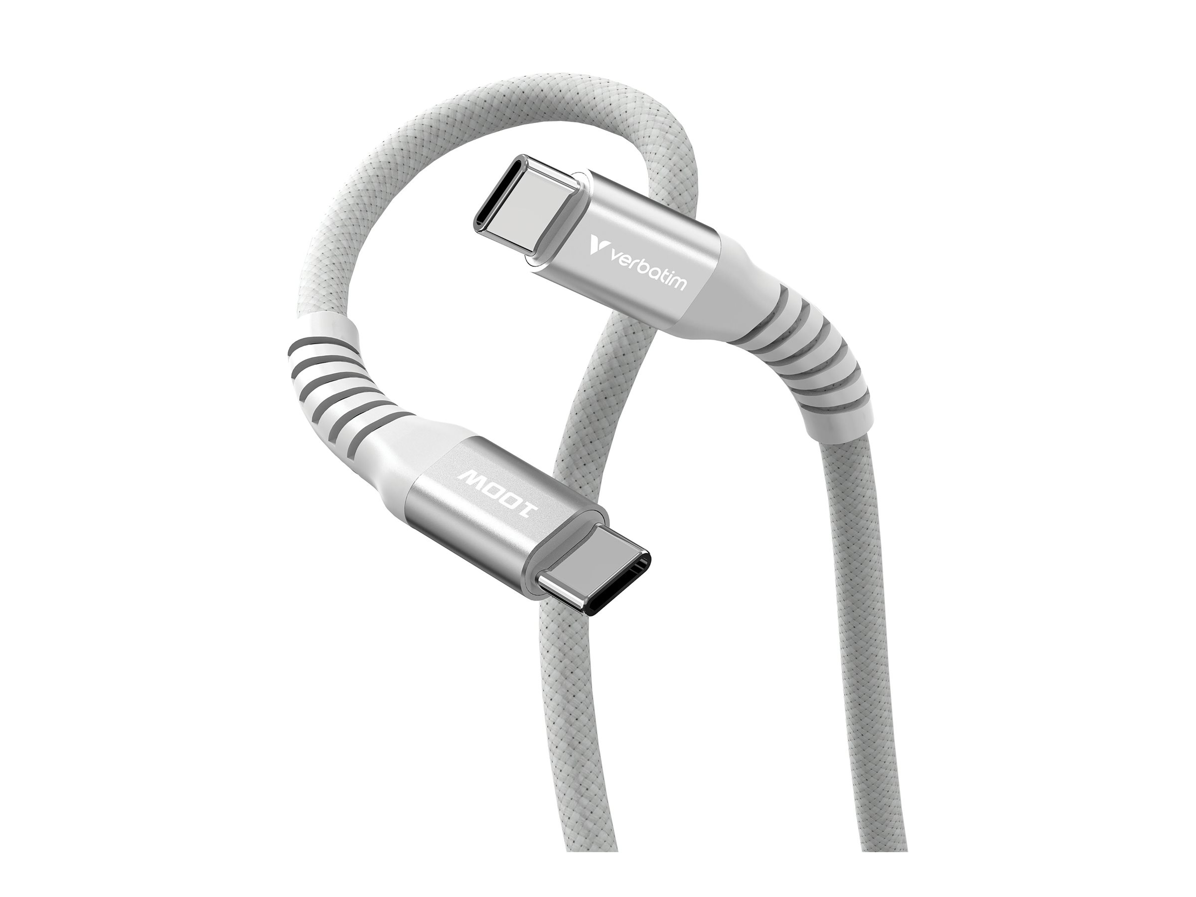verbatim Sync & Charge Magnetkabel Ladekabel grau, Kabellaenge: 1,2 m, 100 W