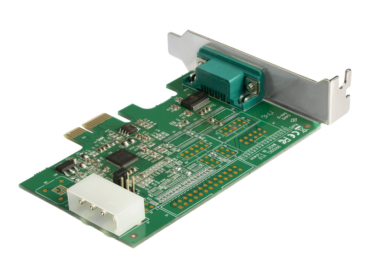 STARTECH.COM 1 Port Serielle Schnittstellenkarte PCIe mit 16950 UART - Serial Adapter - 921,4 Kbps - Windows und Linux