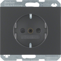 Berker Steckdose SCHUKO 47357006 anthrazit matt Berker Steckdose SCHUKO 47357006 anthrazit matt