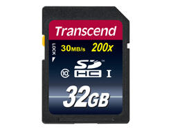 CARD 32GB Transcend SDHC