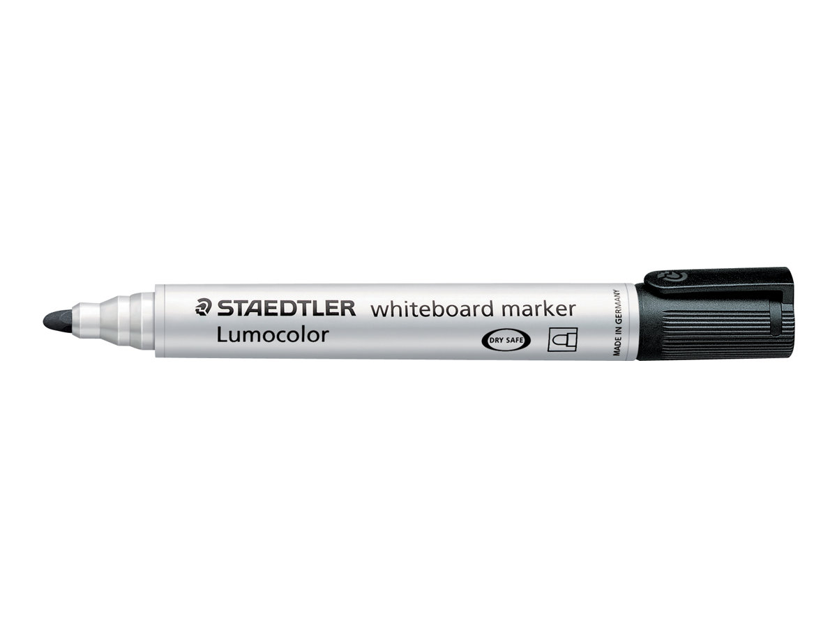 STAEDTLER Lumocolor Whiteboard-Marker schwarz 2,0 mm, 10 St. STAEDTLER Lumocolor Whiteboard-Marker schwarz 2,0 mm, 10 St.