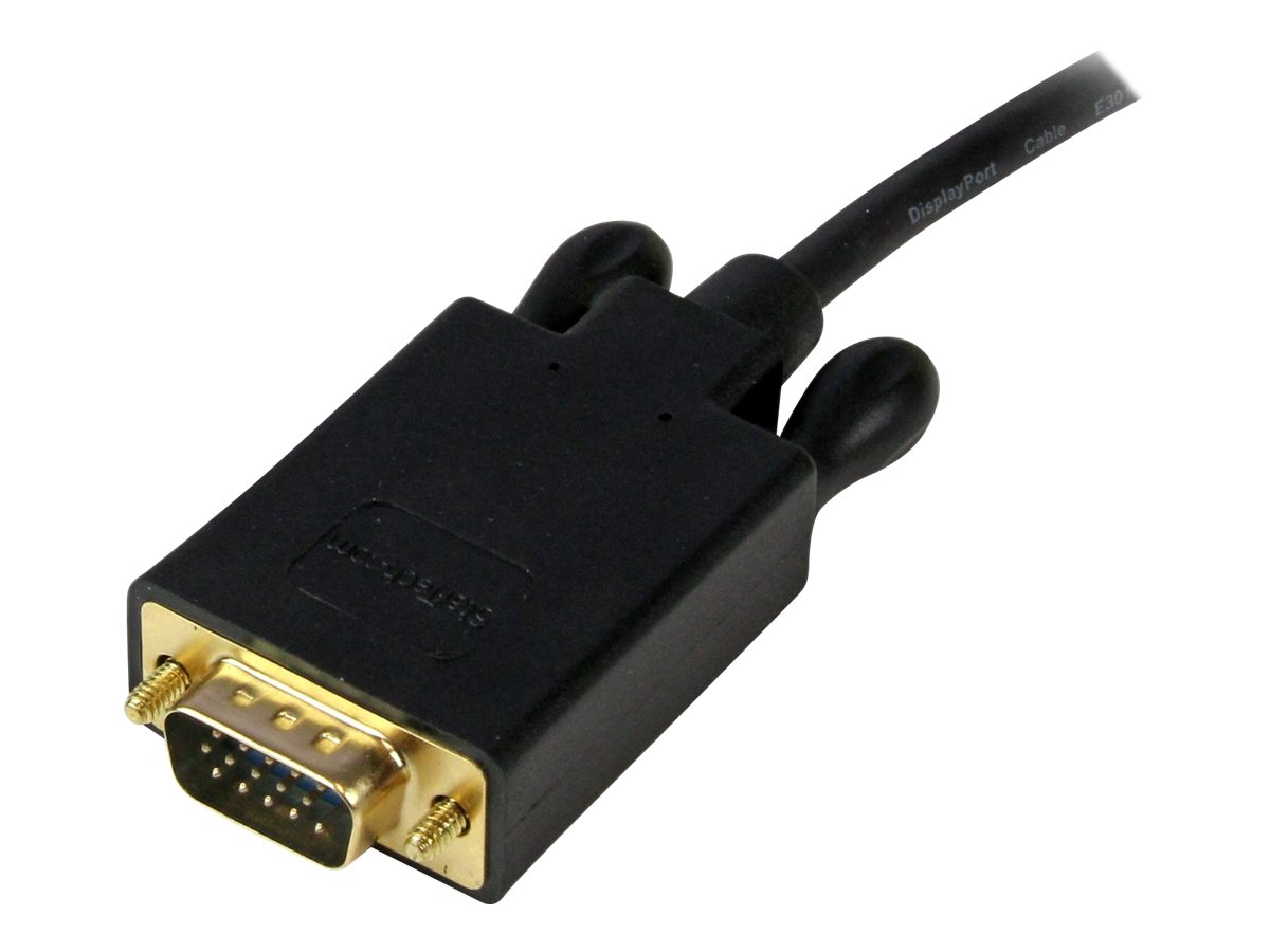 StarTech.com DisplayPort auf VGA Kabel 1,8m (Stecker/Stecker) - Aktiver DP zu VGA Kabel Adapter/ Konverter für PC 1920x1200 - Schwarz - DisplayPort-Kabel - 1.83 m