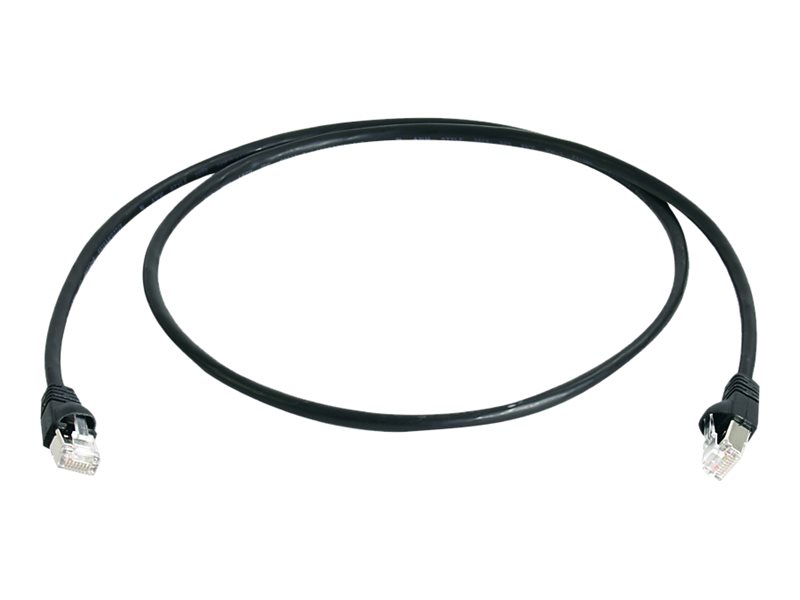 Telegaertner Patchkabel SFTP CAT 6A schwarz 0,25m Telegaertner Patchkabel SFTP CAT 6A schwarz 0,25m