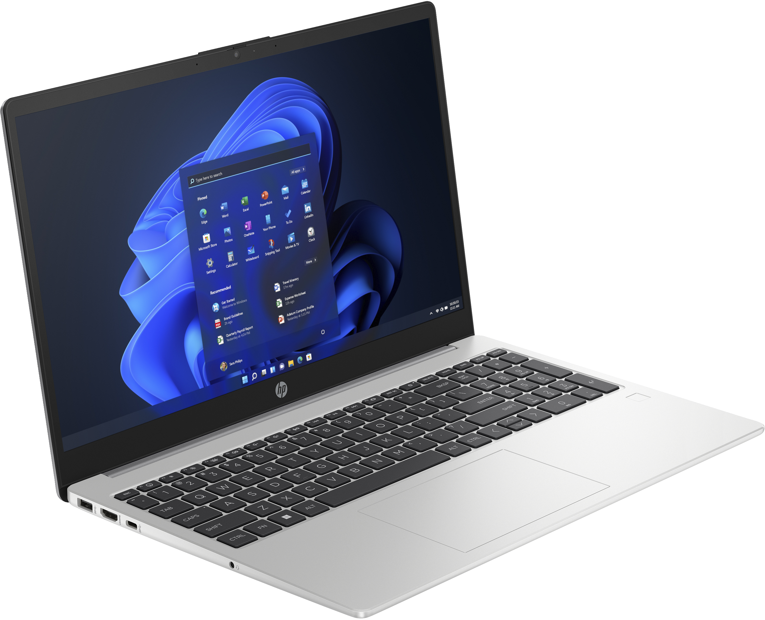 HP 250 G10 9G844ES Laptop 39,6 cm 15,6 Zoll, 16 GB RAM, 512 GB SSD, Intel Core i51334U