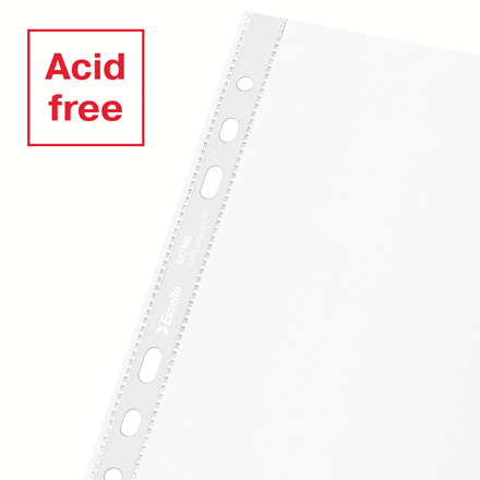 Esselte Prospekthüllen DIN A5 transparent genarbt 0,07 mm, 100 St