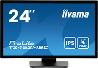 IIYAMA T2452MSC-B1AG 60,96cm 24Zoll IPS Bonded PCAP 10P Touch with AG and Anti-Finger print coating 1920x1080 Flat Bezel