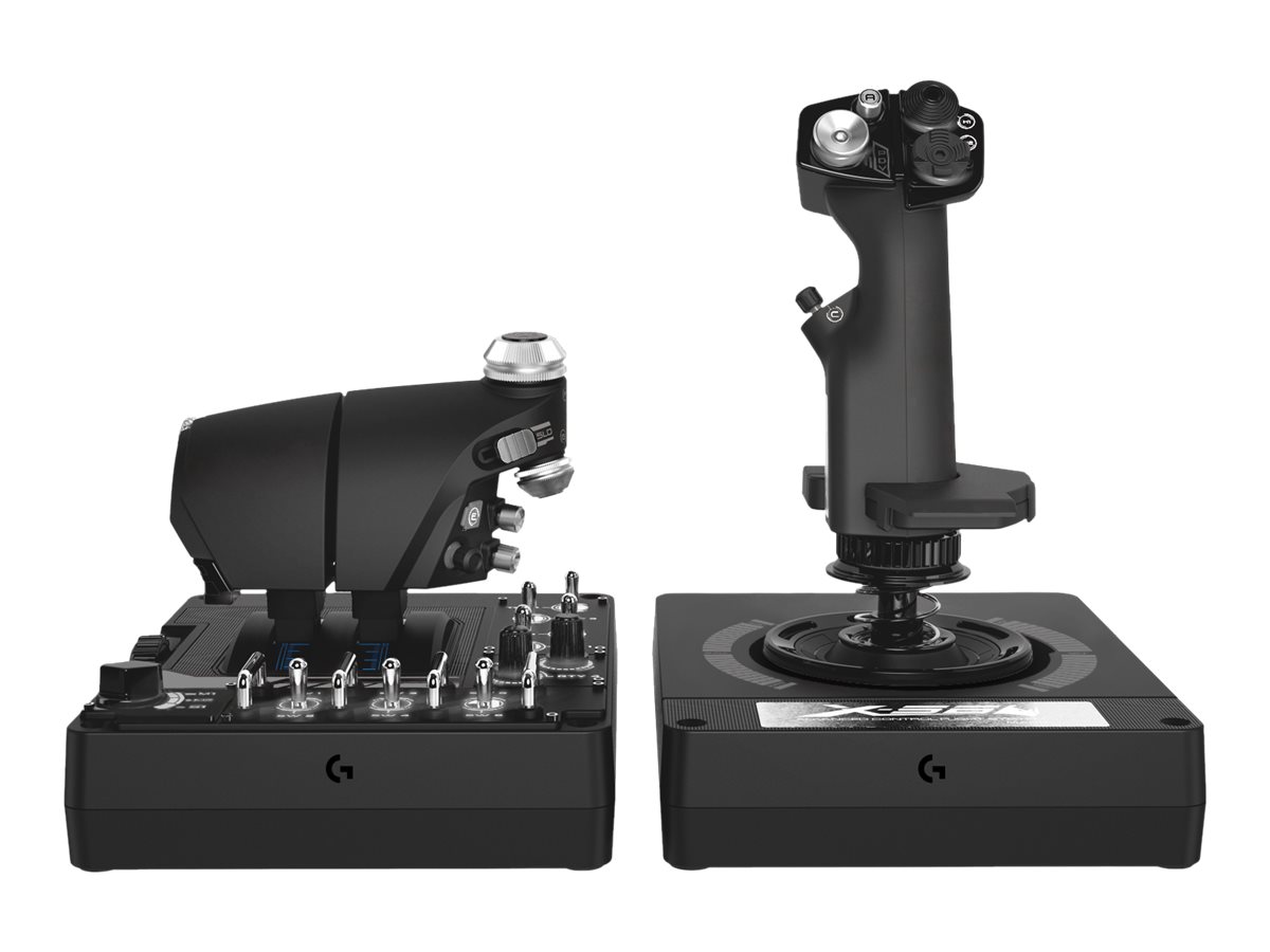 LOGITECH X56 HOTAS Joystick and throttle wired for PC