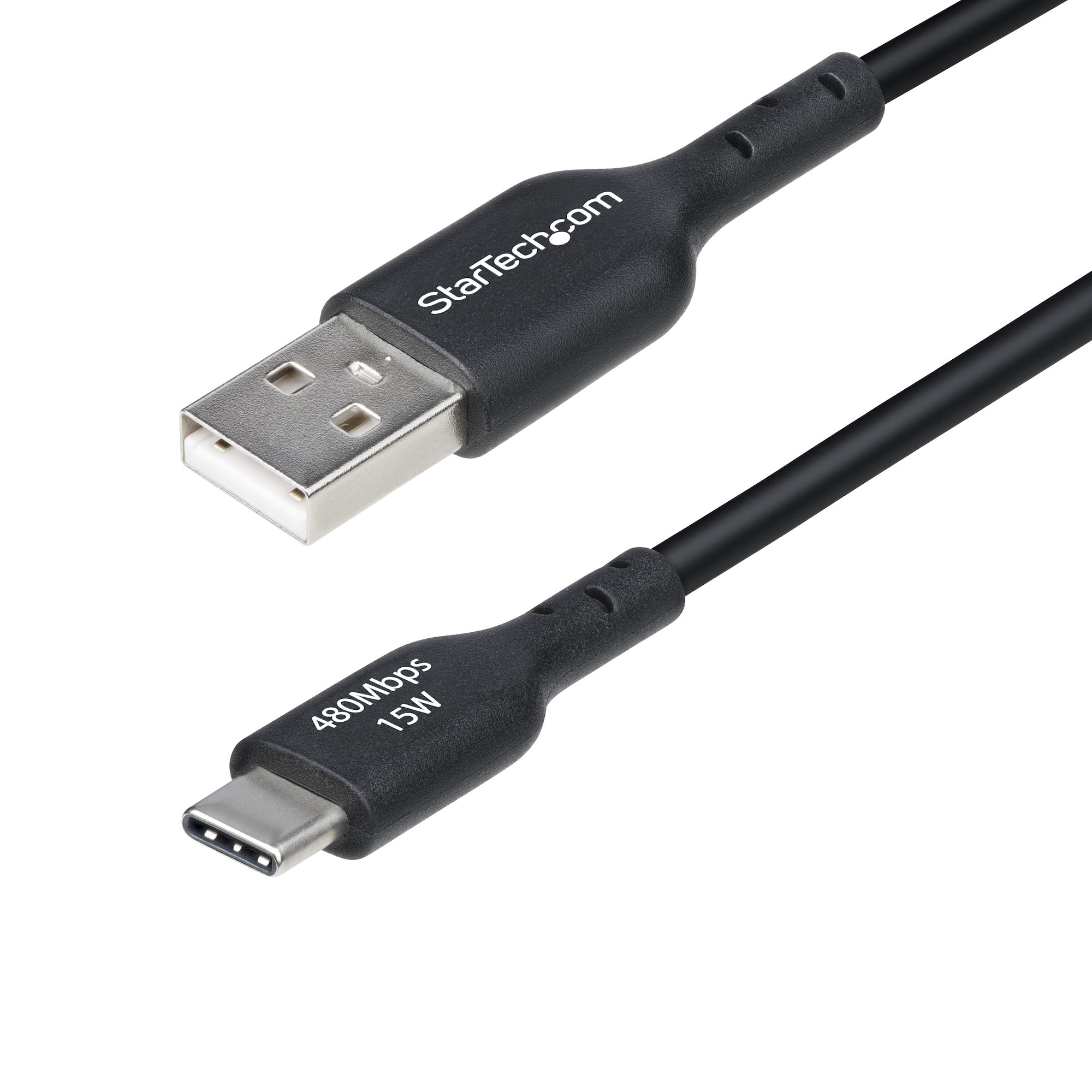 StarTech.com USB-A to USB-C Kabel 1 m 3 A Schwarz