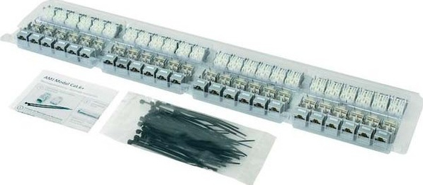 TGT AMJ-Modul K Keystone 1xRJ45 T568A Cat.6A ISO (Blister 24 St.)